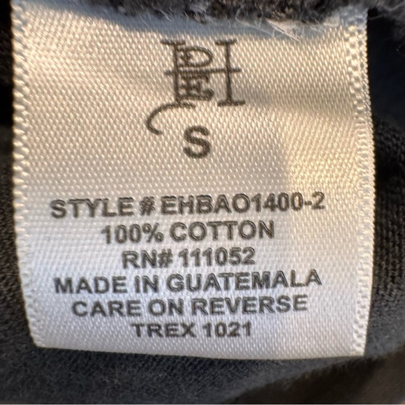 Ed Hardy X Christian Audigier Long Sleeve Black Splatter Tee Shirt Sz Small - Picture 5 of 11